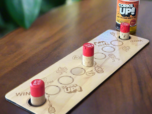 Corks Up! Tug-of-War Board